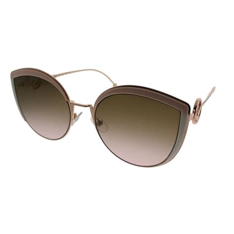 fendi ff 0290 s-35j|Fendi F is Fendi Brown Pink Shaded Cat Eye Ladies Sunglasses .